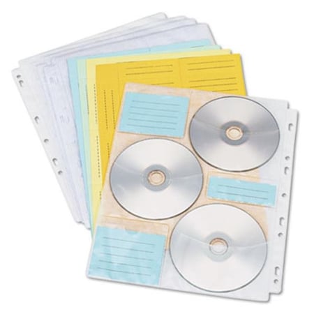 Innovera Innovera 39301 Two-Sided CD-DVD Pages for Three-Ring Binder; 10-Pack 39301